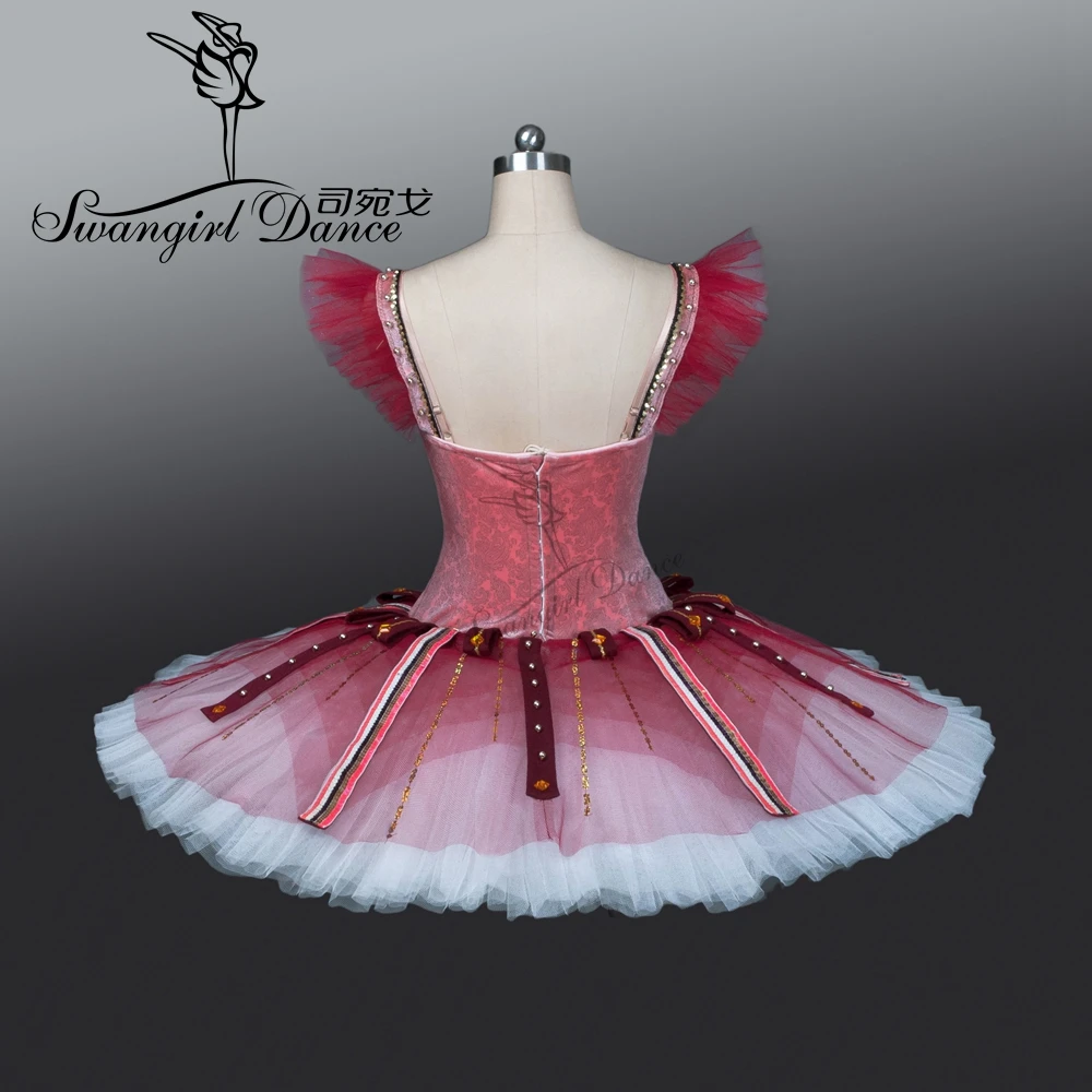 Балетная пачка Don Quixote красная профессиональная балетная для детей сценические