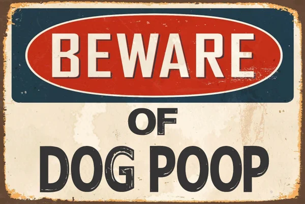 

Vintage Retro Metal Tin Sign Beware Of Dog Poop Outdoor & Home Bar Kitchen Club Wall Decor Sign