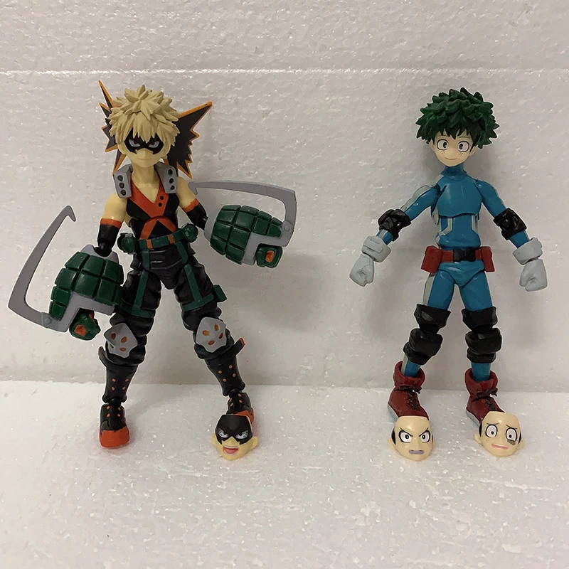 16 см My Hero Academia Figma 443 Katsuki Bakugou фигурка 323 Midoriya Izuku ПВХ модель игрушки подарок на