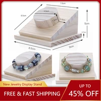 1pcs wood jewelry ring storage display stand wedding jewelry holder ring finger display tray for girl woman