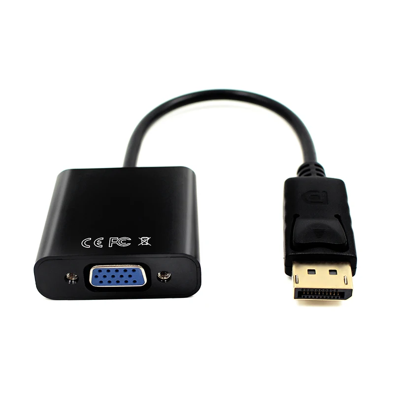 Порт дисплея порт переходник dp-vga внешний кабель для ПК ноутбука монитора HDTV