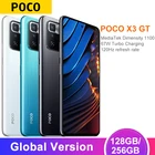Новинка глобальная версия POCO X3 GT мобильный телефон 8 ГБ 128 ГБ256 ГБ MediaTek Dimensity 1100 Восьмиядерный аккумулятор 5000 мАч