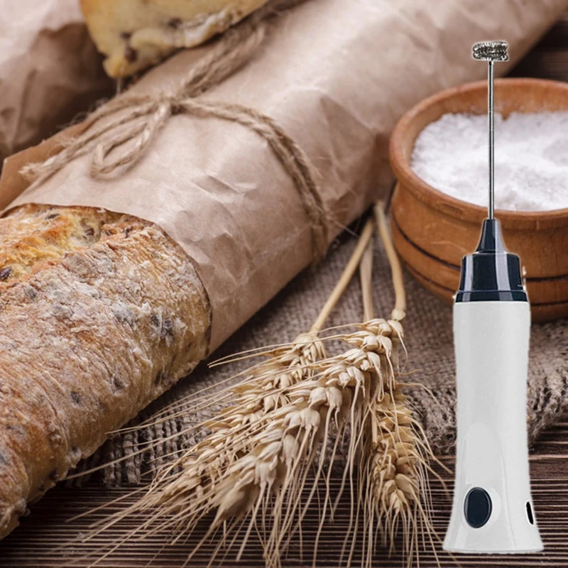 

HOT-Automatic Electric Milk Frother Foam Coffee Maker for Egg Milk Cappuccino Whisk Tools Portable Kitchen Chocolate,EU Plug