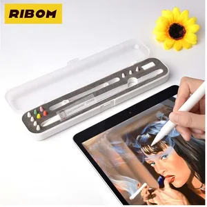 apple pencil 2 1 portable plastic box hard cover apple pencil portable pencil accessories pencil storage box free global shipping