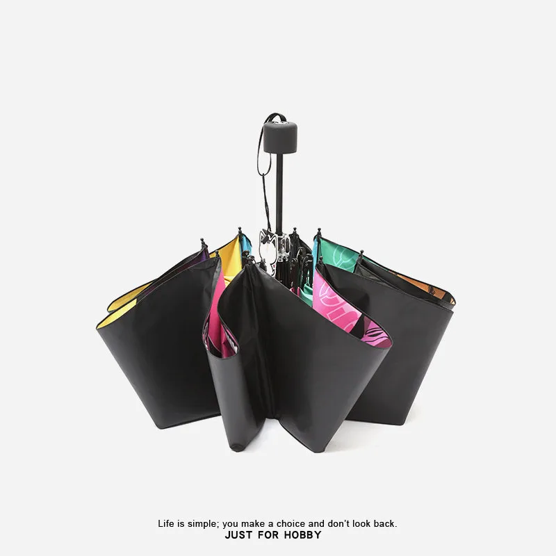 Складной зонт от дождя солнца и УФ-лучей | Тематическая одежда униформа