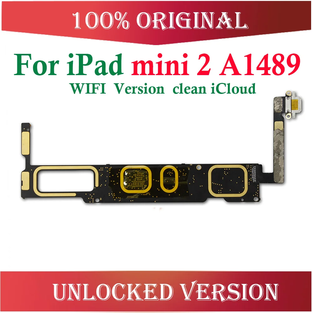 16/32/64gb разблокирована A1489 для Ipad mini2 logic панели для Ipad mini 2 Замена материнской платы Материнская плата с чипом A1490or A1491