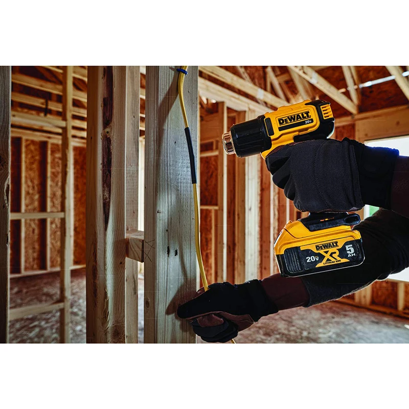 Термопистолет DEWALT DCE530N 20 в литиевая батарея регулируемая температура