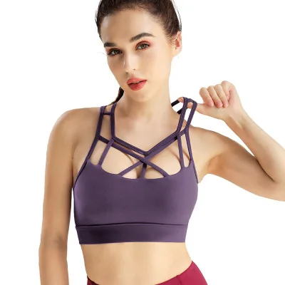 

New Yoga Bra Running Yoga Vest Women's Fitness Underwear Beauty Back Outdoor Sports Underwear Bra