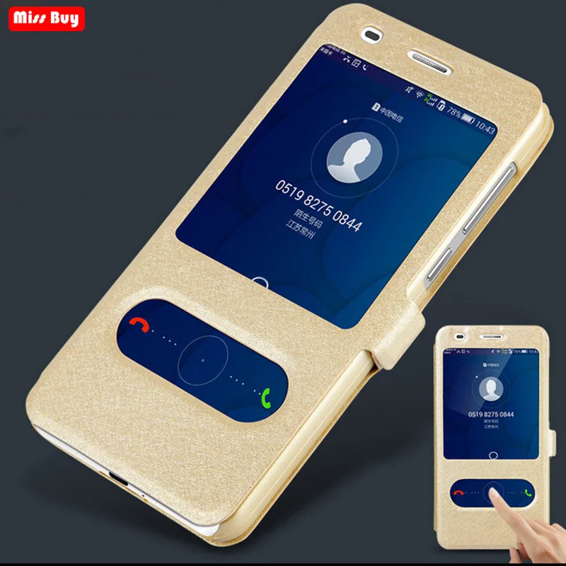 Роскошный кожаный чехол с окошком для Sony Xperia L3 5 7 &quot магнитной застежкой L 3 I3312 I4312