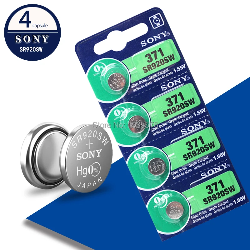 4 предмета в комплекте для SONY 45 мА/ч AG6 371 SR920SW LR920 171 370 L921 LR69 SR920 SR69 1 55 V кнопочный