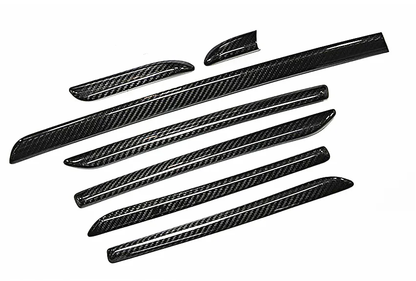 Правый руль RHD центральная консоль Дверная панель отделка из углеродного волокна