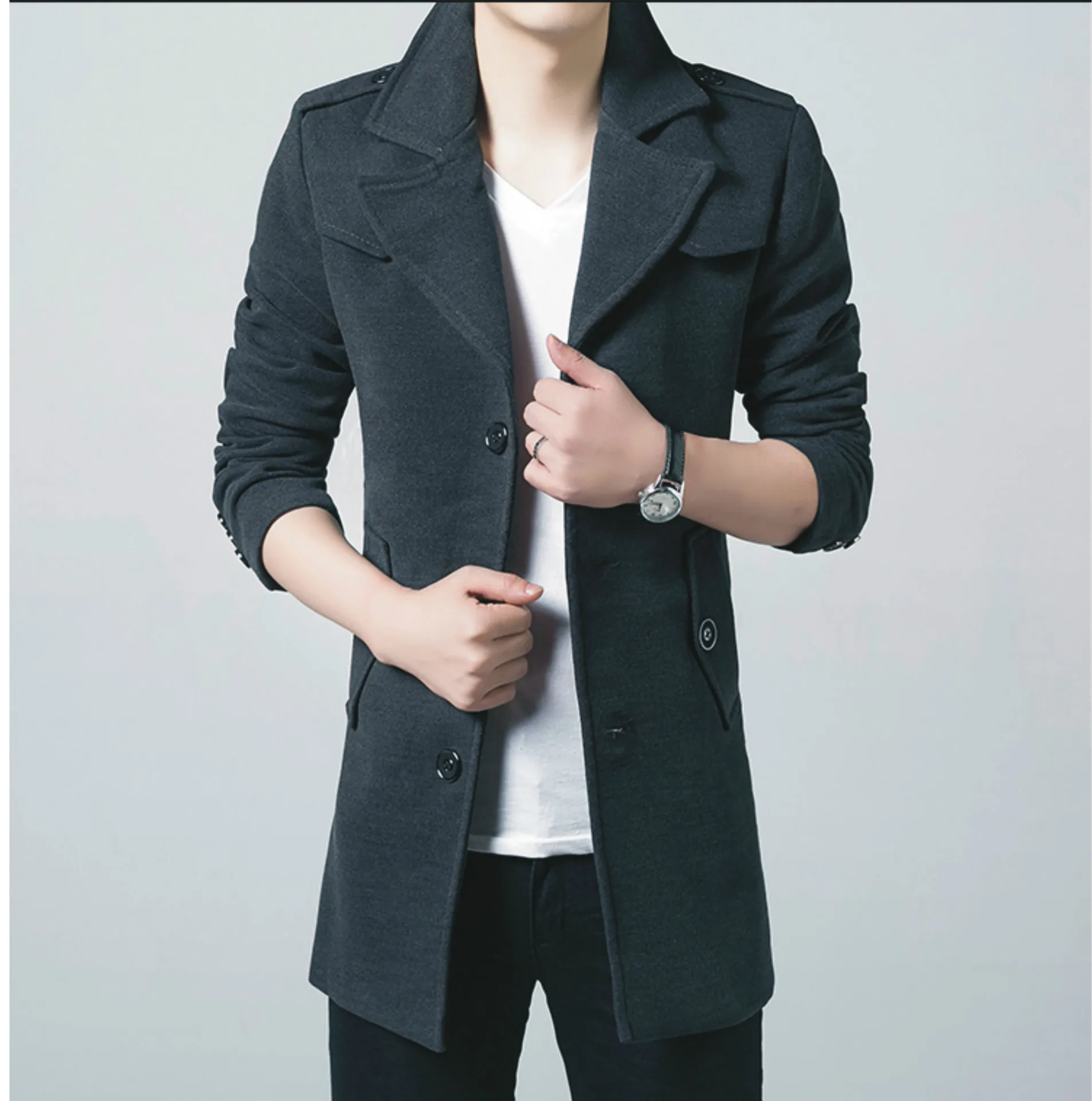 MRMT 2021 брендовые зимние мужские куртки утепленное шерстяное пальто для мужчин