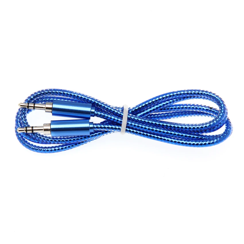 100 шт. заводская цена новый вспомогательный аудиокабель с разъемом 3 5 мм яркое