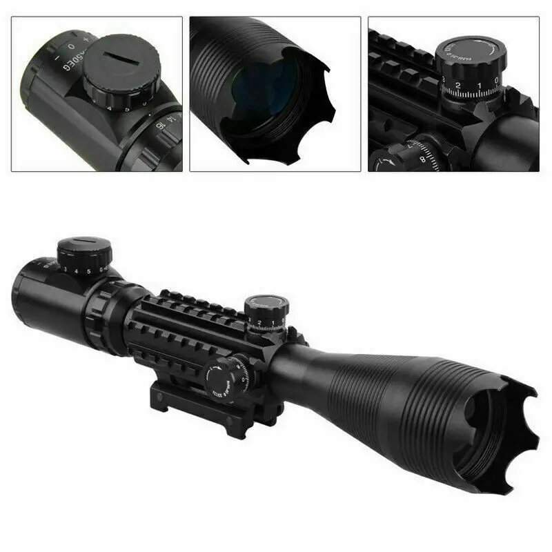 4 16X50mm Tri Rail с подсветкой снайперская винтовка для страйкбола Коллиматорный