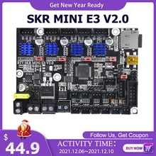 BIGTREETECH BTT SKR MINI E3 V2 Control Board 32bit With TMC2209 3D Printer Parts Motherboard For Ender 3 Upgrade SKR V1.4 Turbo