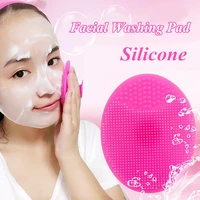 5pcs silicone face cleansing brush facial washing pad cleanser facial cleanser exfoliator face scrub washing brush g1006