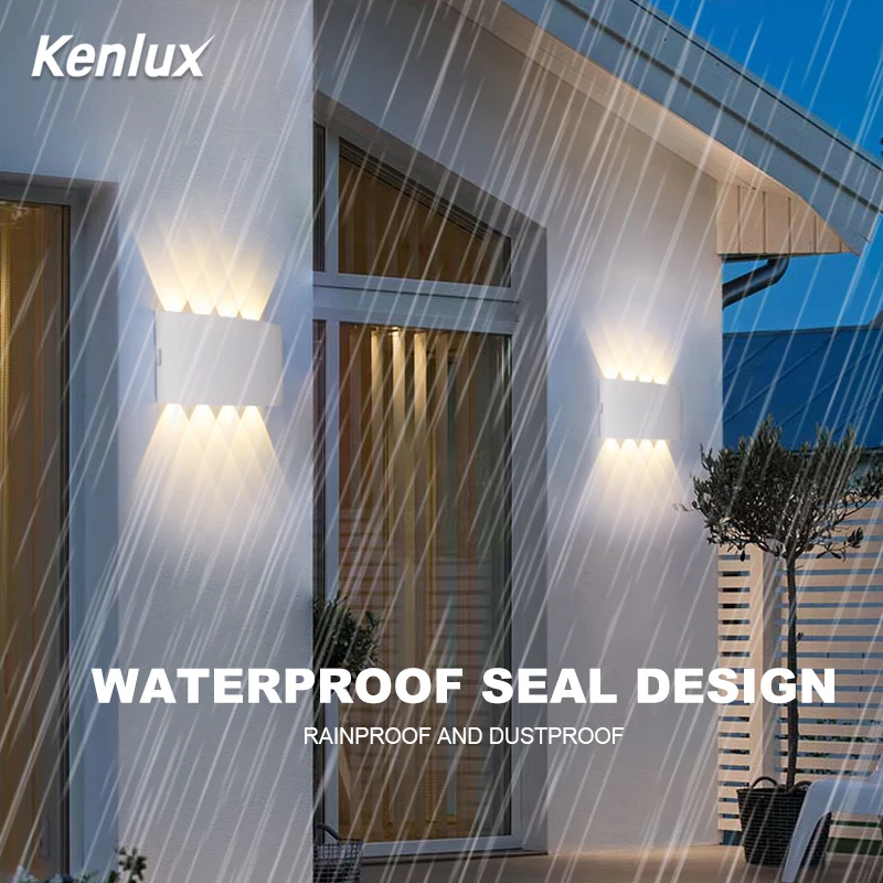 Триколор светодиодный настенный светильник s алюминиевый вверх и вниз ing