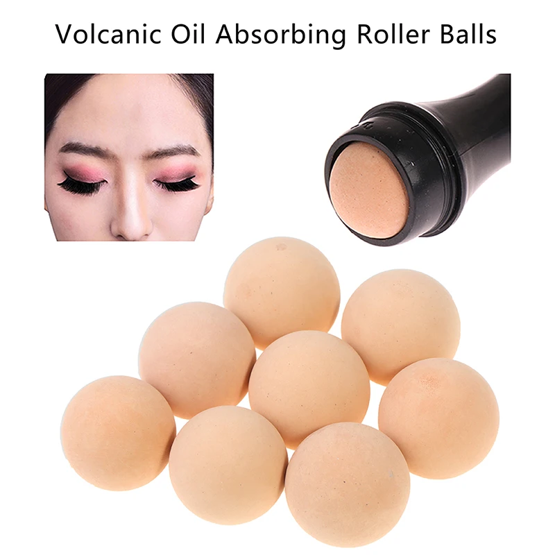 

Summer Face Shiny Changing Face Oil Absorbing Roller Volcanic Stone Blemish Remover Face T-zone Oil Removing Rolling Stick Ball
