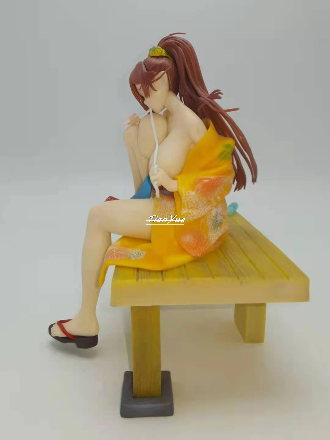 Anime Native Girl Sitting Kimono ver. Girls PVC 1/6 Action Figures Toys 21cm |