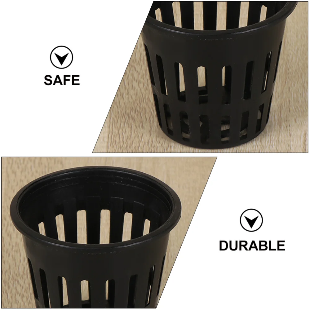 

50Pcs Practical Garden Net Cups Pots Durable Plant Nursery Net Pots