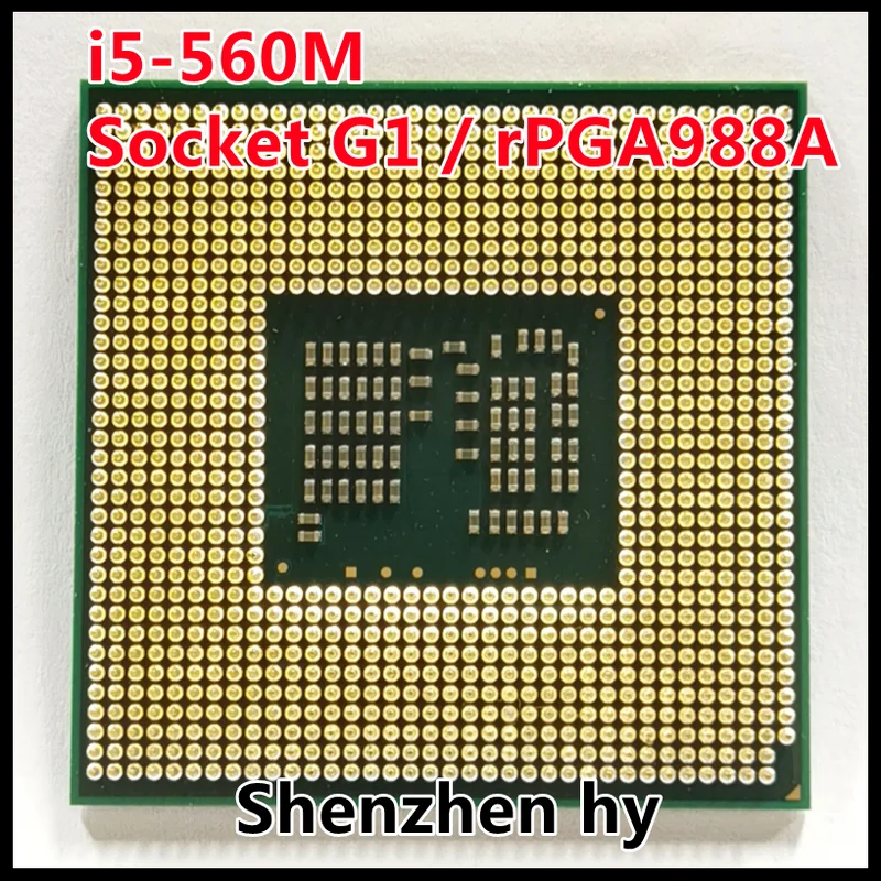 

i5-560M i5 560M SLBTS 2.6 GHz Dual Core Quad Thread CPU Processor 3W 35W Socket G1 / rPGA988A