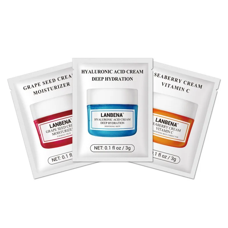 Крем образец для лица Гиалуроновая кислота виноградных косточек увлажняющий