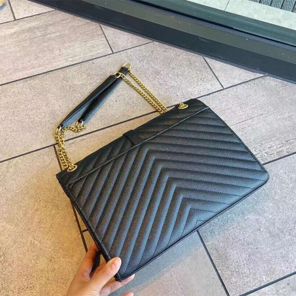 

Модернизированная взрывобезопасная большая женская сумка, модная сумка-конверт на цепочке, простая сумка через плечо в западном стиле, кла...