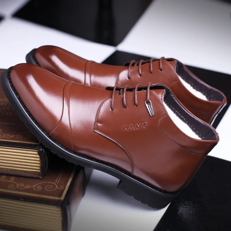 

Pop Winter Men Boots Fashion Fur Warm Men'S Boots Business Office Formal Leather Plush Men Dress Shoes Boots For Men 658