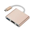 Адаптер с разъемом USB Type-C концентратор HDMI с поддержкой 4K поддерживает Samsung режимом Dex USB-C док-станция с PD для MacBook ProAir 2021
