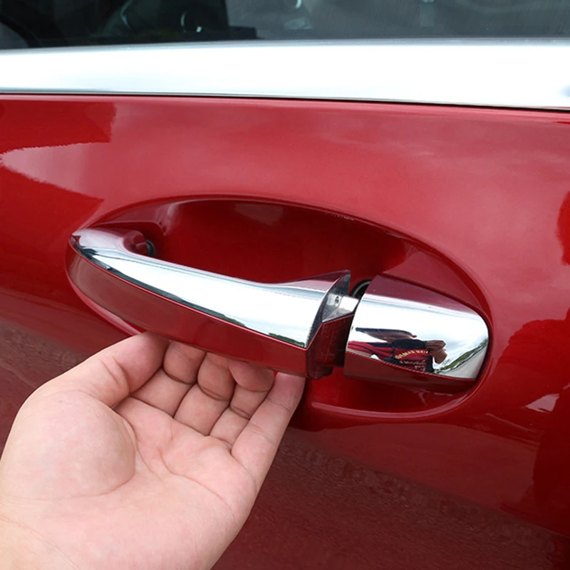 5 шт./лот накладка на дверную ручку автомобиля отделка для Mercedes Benz 2015 2016 C Class W205 GLC