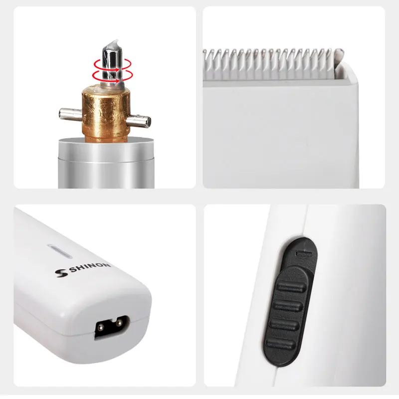 Перезаряжаемый 3 в 1 Электрический триммер для домашних животных + Шлифовальная