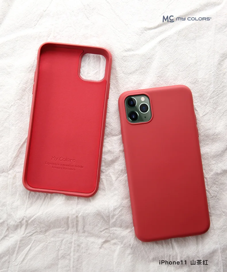 OCHGEP жидкий силиконовый тонкий чехол для iPhone 8 7 Plus X/XS чехол для iPhone X XS 7 8 чехол для телефона s с розничной упаковкой