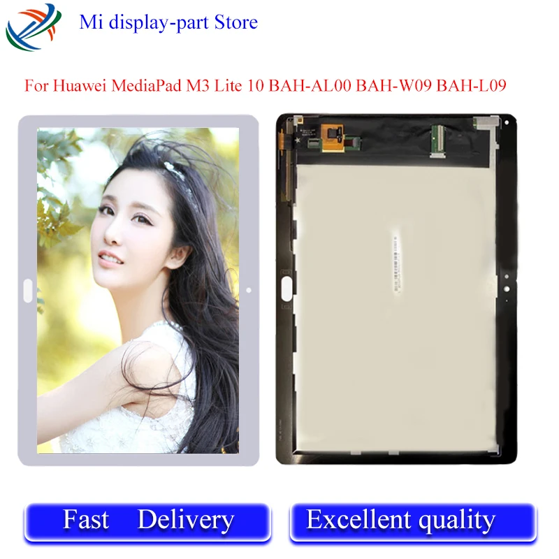 Новинка 10 1 сенсорный ЖК дисплей для Huawei MediaPad M3 Lite 10|ЖК-экраны и панели планшетов| |