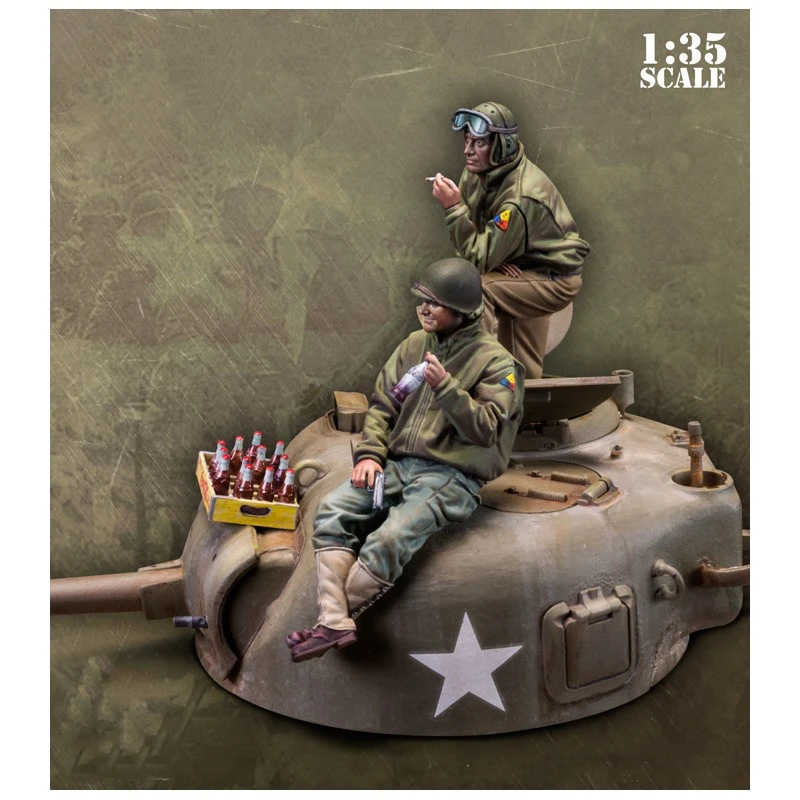1/35 фигурка модели из смолы GK военная тема (в комплекте башня и содовый чехол)