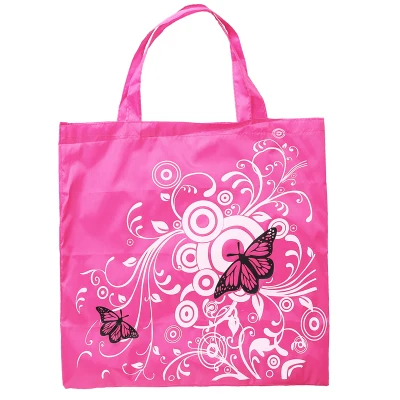 50 шт складная сумка для покупок бабочка цветок на плечо Оксфорд ткань