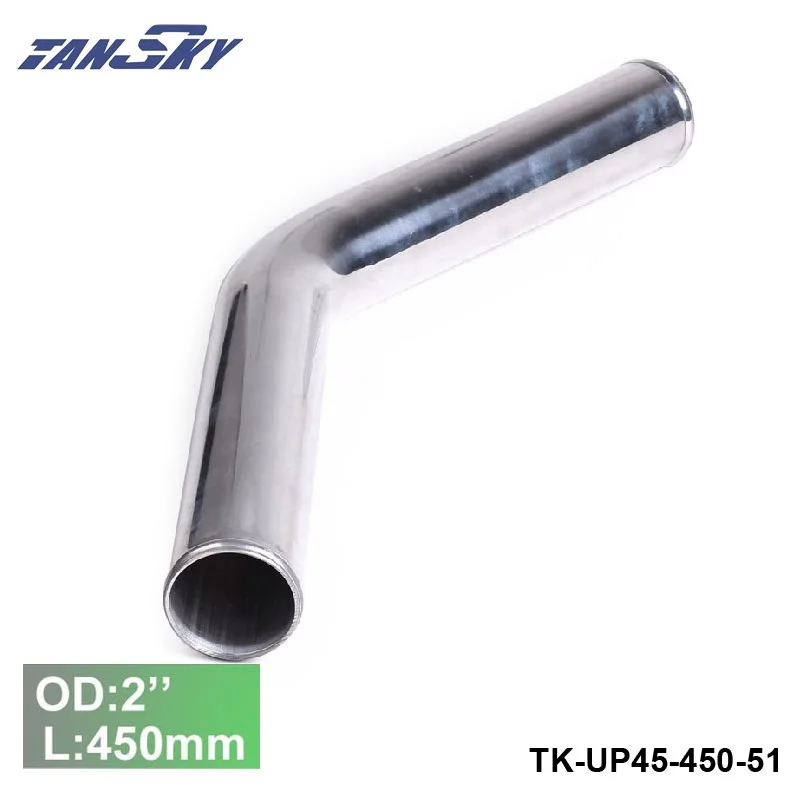 2 шт./блок 51 мм &quotOD Out/Inlet алюминий 45'Turbo/интеркулер локоть трубопроводы L:450 для Ford