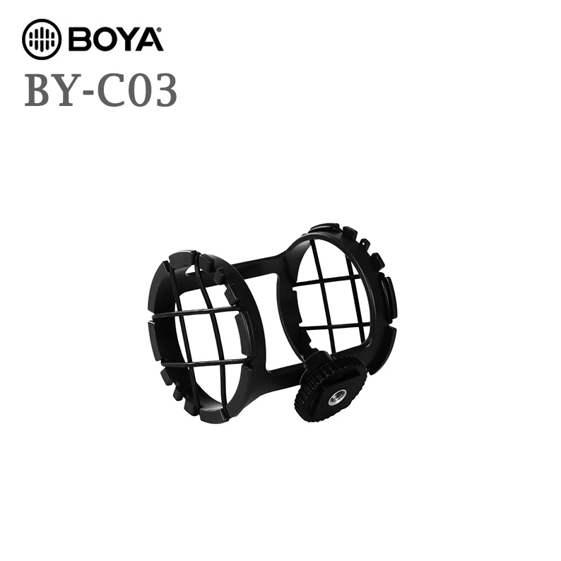BOYA BY-C03 башмак для камеры Shockmount микрофонов диаметром от 1 до 2 дюймов (подходит Zoom H1)