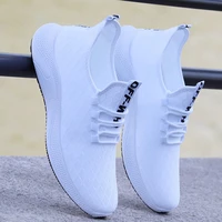 mens shoes summer breathable mesh sports shoes mens running casual sports shoes hollow white shoes new tenis masculino shoes