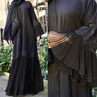 abaya kimono kaftan malaysia pleated muslim cardigan hijab dress abayas for women turkish islamic clothing caftan dubai djellaba