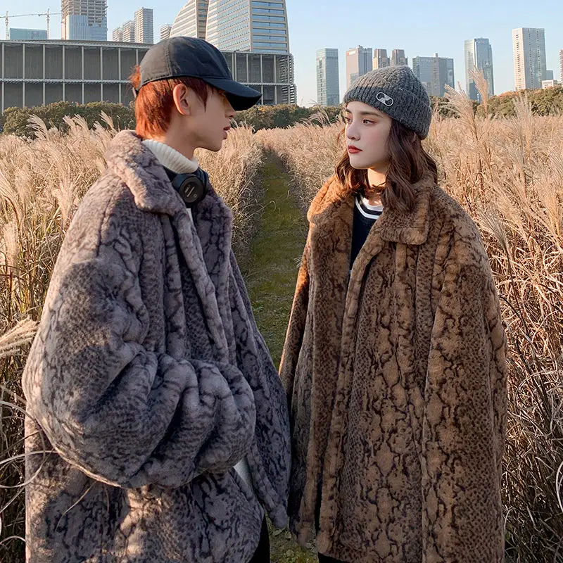 

Men's cotton clothing 2021 spring and winter new fashion lamb wool cotton clothing casual loose warm young men's clothing