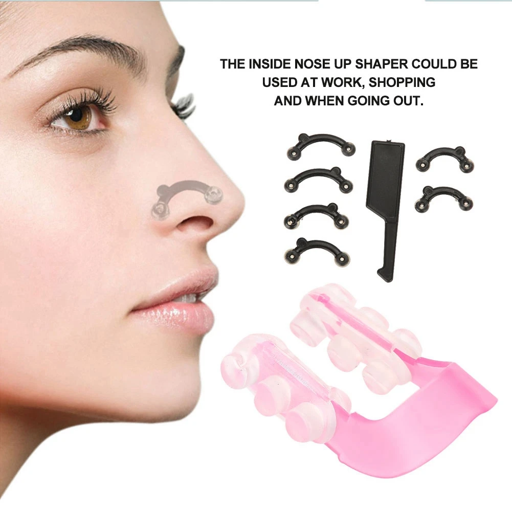 

Nose Shaper Lifter Up Clipper Tool External Shaper Appliance Beauty 3 Sizes Inside Nose Up Shaper No Side Effects Girl Massager