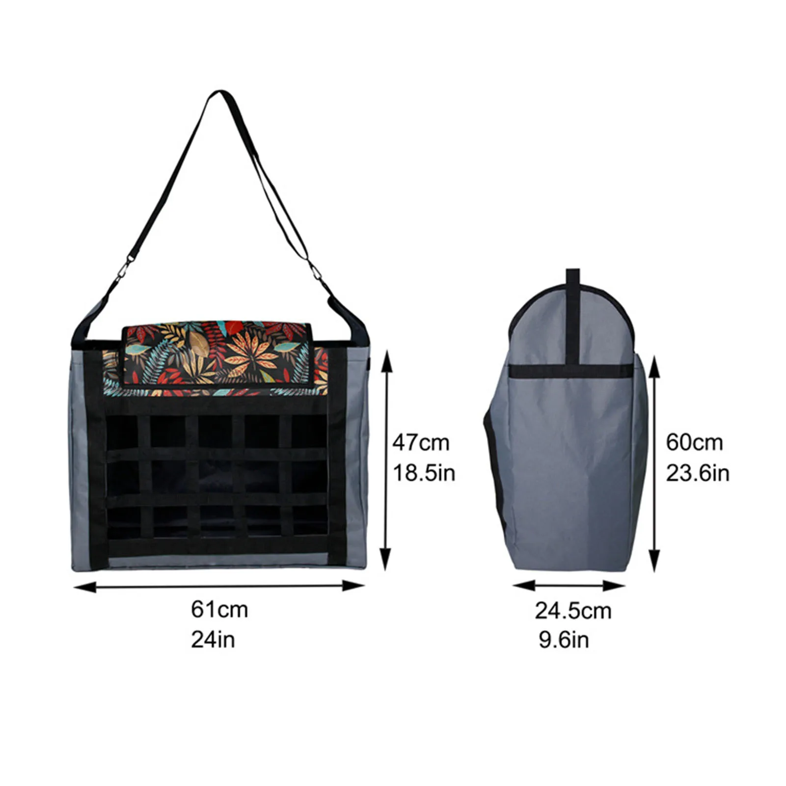 Large Capacity Horse Hey Bag Slow Feeder With Adjustable Strap Feeding Pouch Tote For Horses Goat Alpacas Hay Storage Bags | Дом и сад