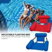 pvc inflatable mattresses pool float water hammock lounge chairs swimming pool accessories water sports float mat summer toys