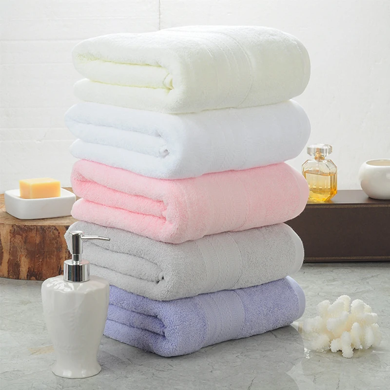 Роскошное полотенце для ванной комнаты из Египта однотонное мягкое банное