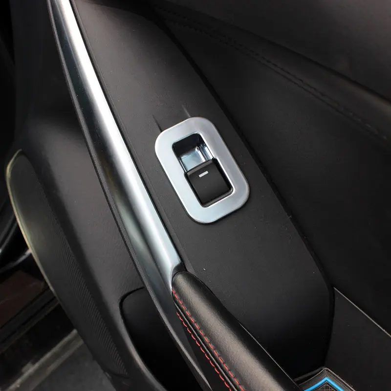 Матовая накладка на подлокотник для межкомнатной двери 4 шт. Mazda 6 M6 Atenza 2014-2018 левая