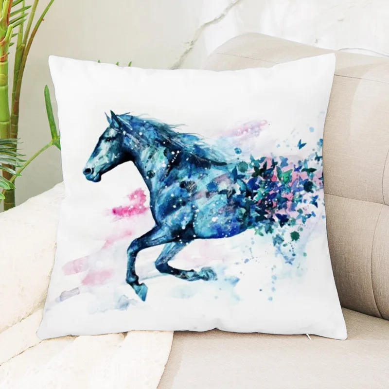 

Horse Throw Pillow Case Cushion Covers for Home Sofa Chair Decorative Pillowcases