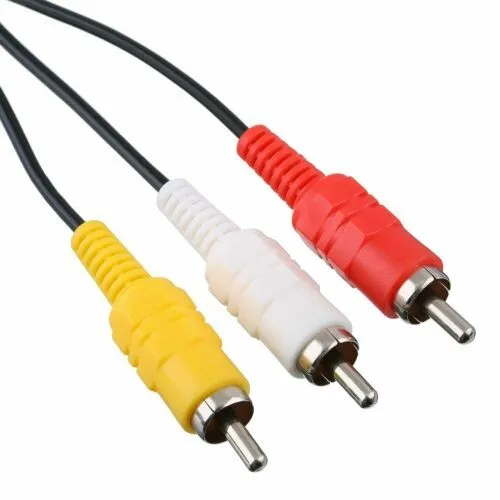 1 шт. игровая станция PS1 PS2 PS3 AV аудио-видео кабель OEM 6FT RCA A/V 6Z продавец композитный