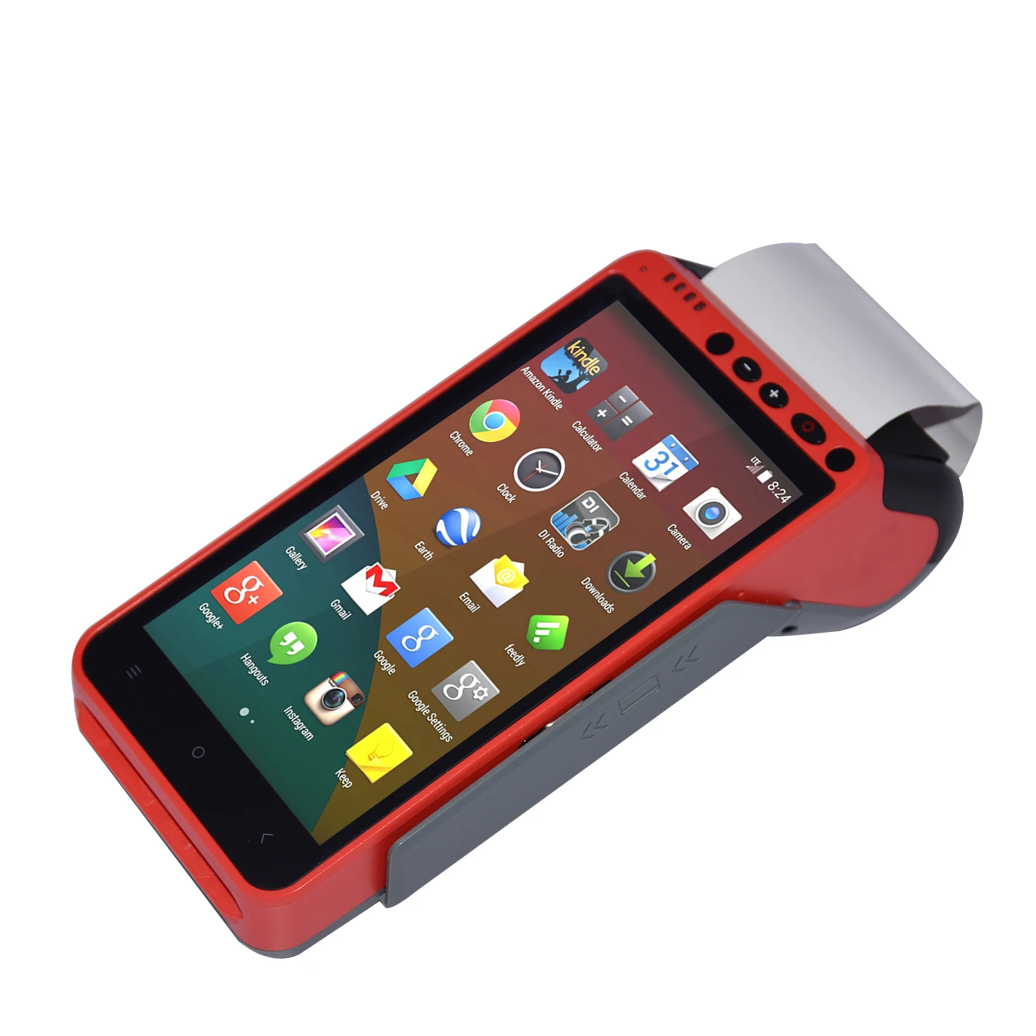 Портативный POS-терминал Android 7 0 с сенсорным экраном и термопринтером опционально