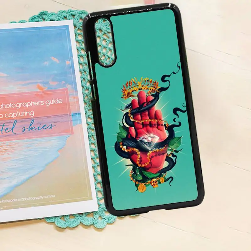 

Hand Snake aesthetics flowers Phone Case PC for iPhone 11 12 pro XS MAX 8 7 6 6S Plus X 5S SE 2020 XR
