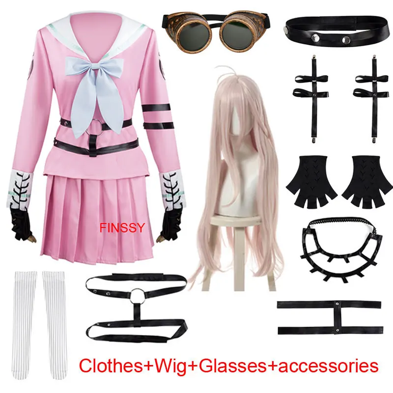 

Miu Iruma Cosplay Costume Halloween Carnival Funny Women's Short Skirt Fashion Photo Clothing